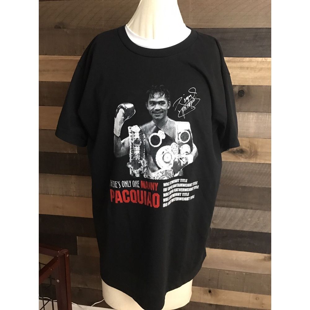 Clothesline 2XL There's Only One Manny Pacquiao Short Sleeve Shirt Boxing Fight